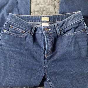 LL Bean womens jeans. Size 8, regular fit.